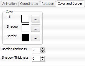 Color and Border Tab